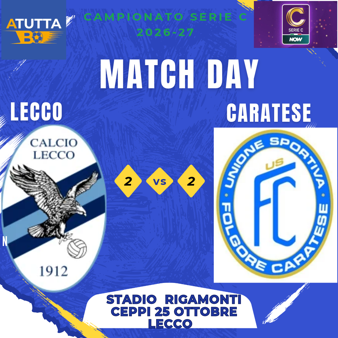 Il Lecco sbadato regala due gol alla Caratese